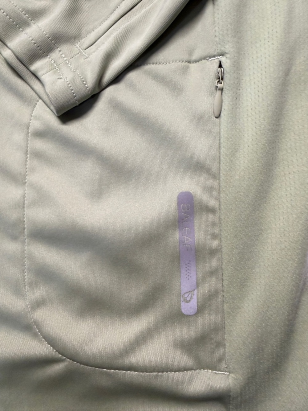 Baleaf Light Green Long-Sleeve Hoodie Performance Shirt - Picture 7 of 11